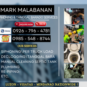 SAN ISIDRO SIP SIP POZO NEGRO 09267964781 TANGGAL BARADO SERVICE | PostAds PH