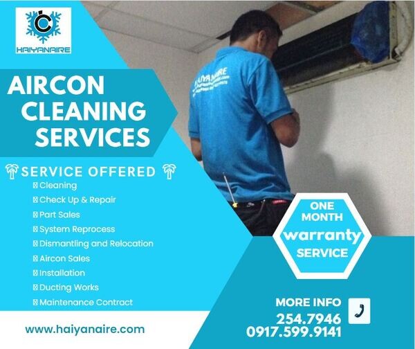 AIRCON CLEANING and REPAIR SERVICES in Brgy. T. Padilla Cebu 