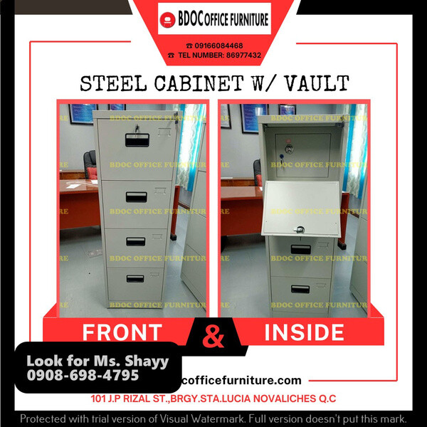 Vertical Cabinet with Vault / Office Partition / Office Furniture