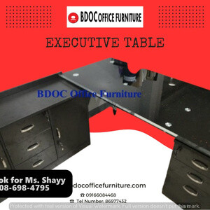 L-type Executive Table / Office Partition / Office Furniture | PostAds PH