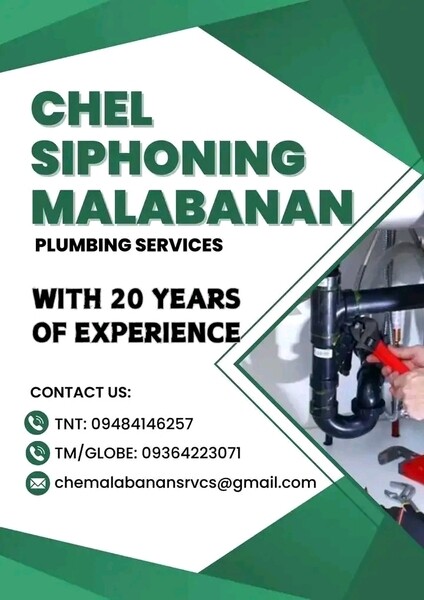  MARIKINA MALABANAN PLUMBING SERVICES 09364223071 09484146257