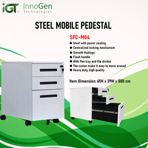 Steel Mobile Pedestal SFC-M04 | PostAds PH