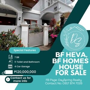 BF HEVA, BF Homes House for Sale with Swimming Pool 120M | PostAds PH