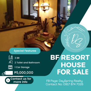 Townhouse for Sale in BF Resort Village 5M ONLY | PostAds PH