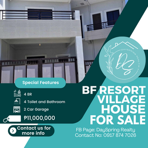 Brand New 2 Storey House for Sale in BF Resort Village 11M | PostAds PH