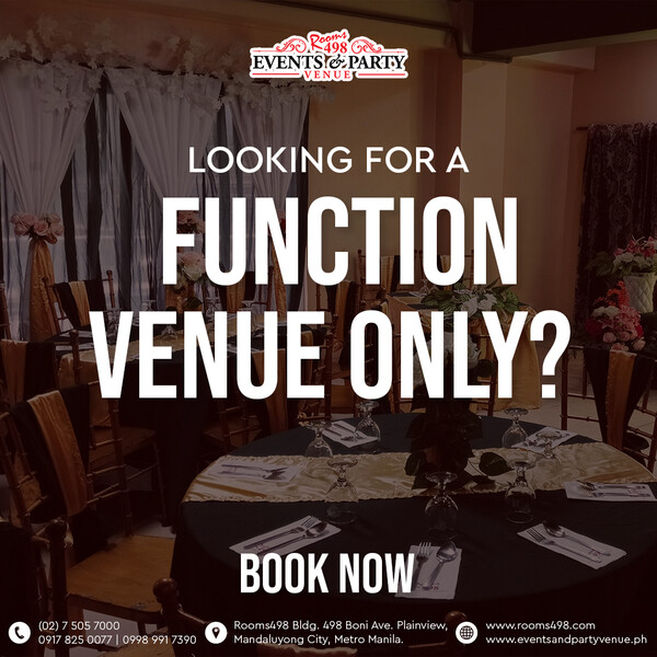 Looking for a function venue only?