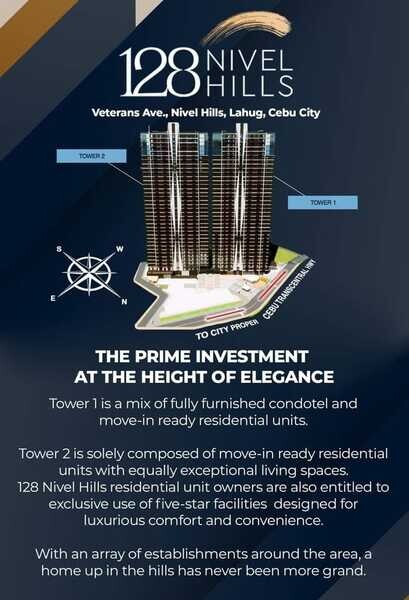 INVEST OVERLOOKING CONDOTEL CEBU 128 NIVEL HILLS LAHUG