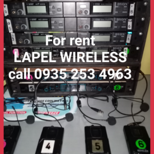 Lapel wireless microphone | PostAds PH