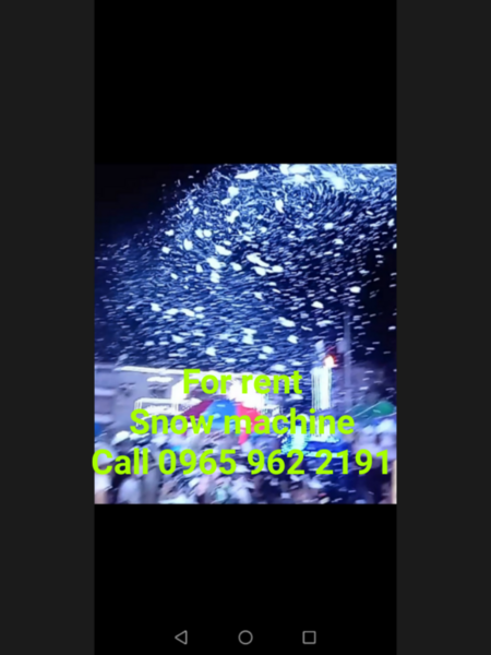 Foam party machine