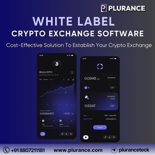 Establish your crypto exchnage with our whitelabel software solutions
