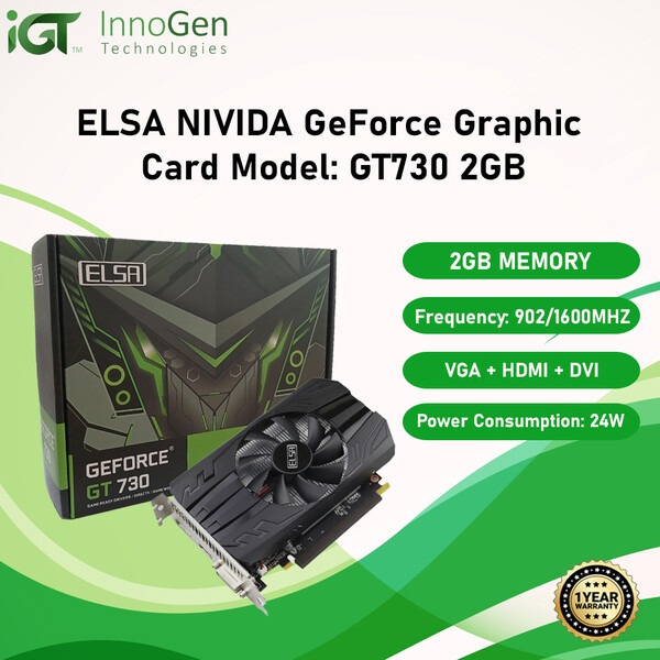 ELSA NIVIDA GeForce Graphic Card Model: GT730 2GB Brand New for SALE!!