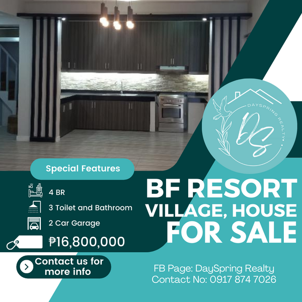 House for Sale in BF Resort Village at 16.8M 