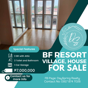 House for Sale in BF Resort Village 7M | PostAds PH