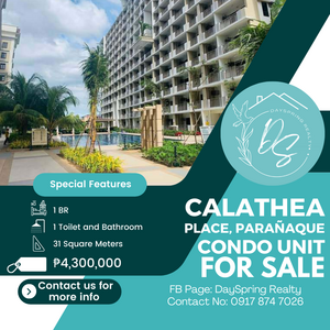 2 Condo Units For Sale in Calathea Place, Parañaque City 4M | PostAds PH