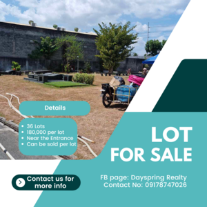 Lot for Sale in Loyola Memorial, Sucat 180k per Lot | PostAds PH