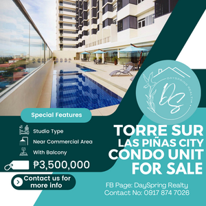 Condo Unit For Sale in Torre Sur, Las Piñas City 3.5M | PostAds PH