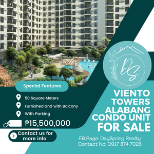 Condo Unit for Sale in Viento at Cerca Tower 1, Alabang 1750 | PostAds PH