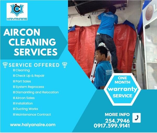 HAIYANANIRE AIRCON CLEANING and REPAIR SERVICES in Brgy. Lawaan  III Ta