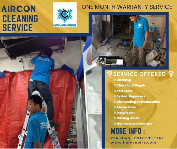 HAIYANANIRE AIRCON CLEANING and REPAIR SERVICES in Brgy. Linao Talisay 
