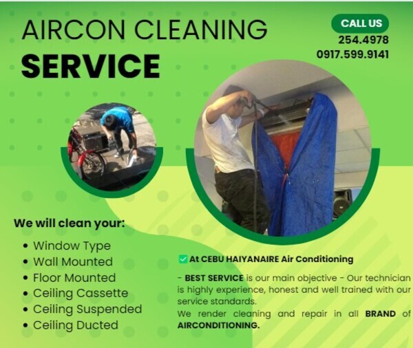 AIRCON CLEANING and REPAIR SERVICES in Brgy. San Isidro Talisay