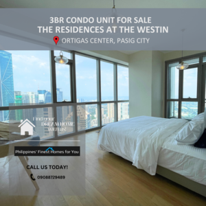 3BR CONDO UNIT AT THE RESIDENCES AT THE WESTIN MANILA SONATA PLACE FOR SALE | PostAds PH