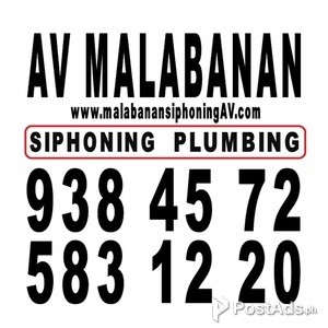 AV Malabanan Declogging And Plumbing Services 583-1220 | PostAds PH