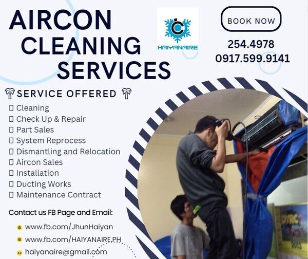 AIRCON CLEANING and REPAIR SERVICES in Brgy. San Roque Talisay