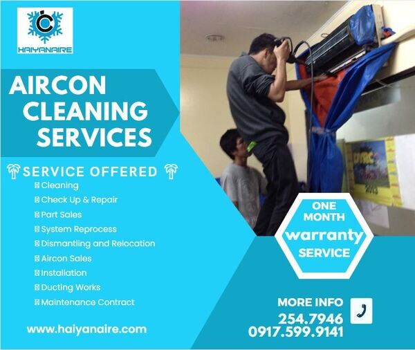 AIRCON CLEANING and REPAIR SERVICES in Brgy. Tangke Talisay