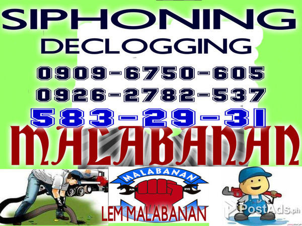 malabanan siphoning services 