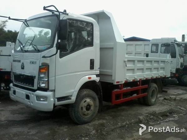 SINOTRUK HOMAN DUMP TRUCK 4.5 CUBIC 4X2 6WHEELER BRAND NEW EURO 4