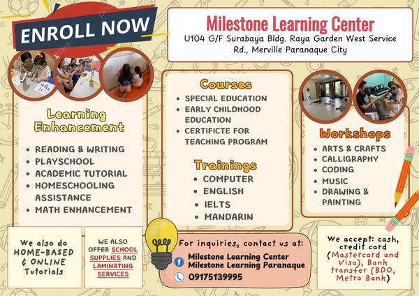 ACADEMIC TUTORIAL / PLAYSCHOOL