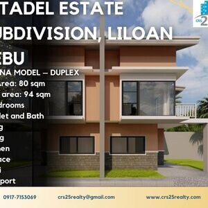 Citadel Estate Subdivision, Liloan Cebu HELENA MODEL – DUPLEX | PostAds PH