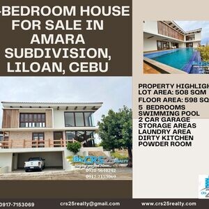 5-Bedroom House for Sale in Amara Subdivision, Liloan, Cebu | PostAds PH