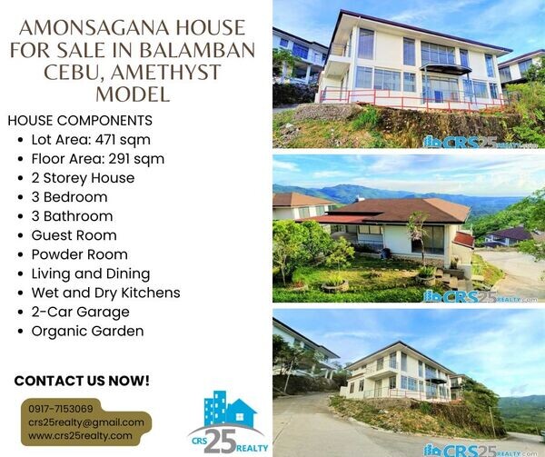 Amonsagana House for Sale in Balamban Cebu, Amethyst Model