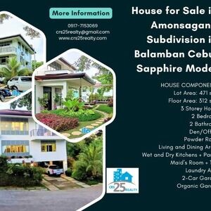 House for Sale in Amonsagana Subdivision in Balamban Cebu | PostAds PH