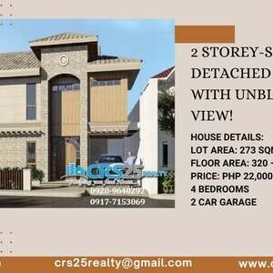 2 Storey-Single Detached House and Lot with Unblocked Sea View for Sale | PostAds PH