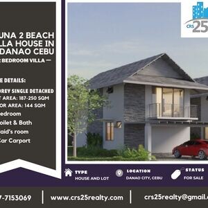 Aduna 2 Beach Villa House in Danao Cebu - 2 BEDROOM VIILLA | PostAds PH