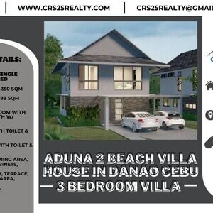 Aduna 2 Beach Villa House in Danao Cebu - 3 BEDROOM VILLA | PostAds PH
