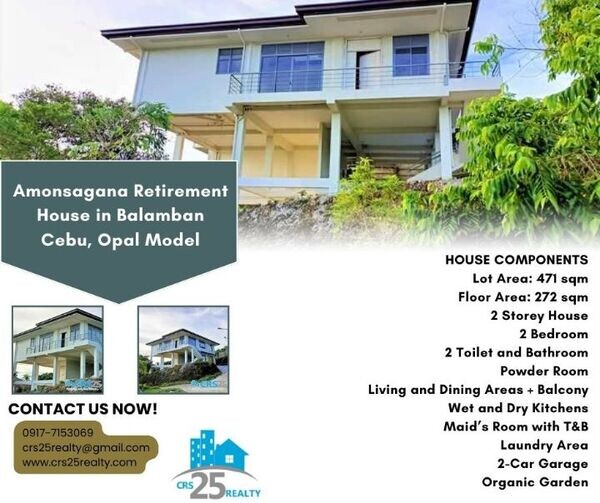 Amonsagana Retirement House in Balamban Cebul For Sale!!