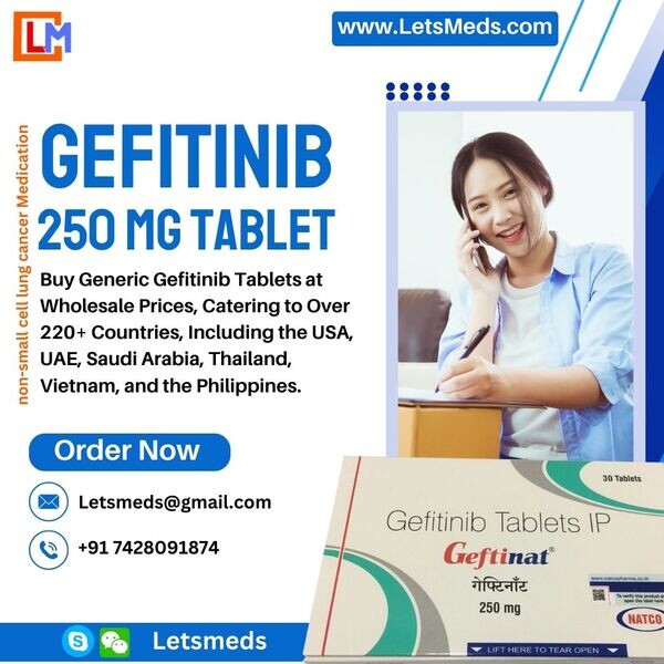 Buy Gefitinib Tablets IP 250 mg Online | Affordable Gefitinib 250 mg Pr