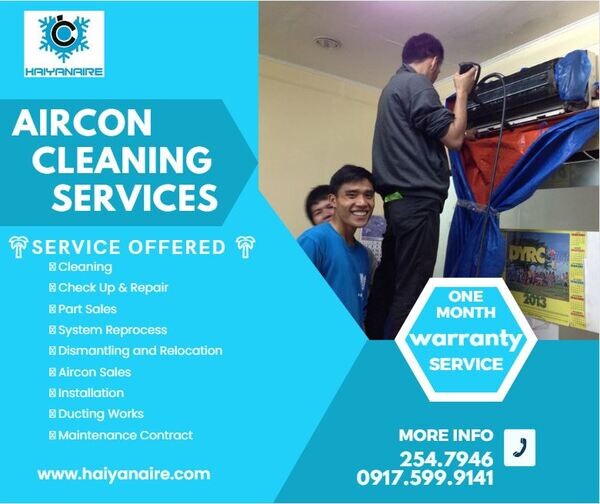 AIRCON CLEANING and REPAIR SERVICES in Brgy. Vito Minglanilla Cebu 