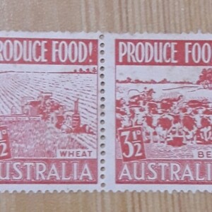 Australia Produce Food ! 3 1/2 d Stamps 2 Joined Mint. | PostAds PH