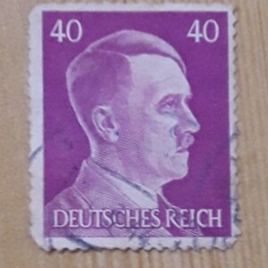 German Adolf Hitler Large 40 Stamp Used. | PostAds PH