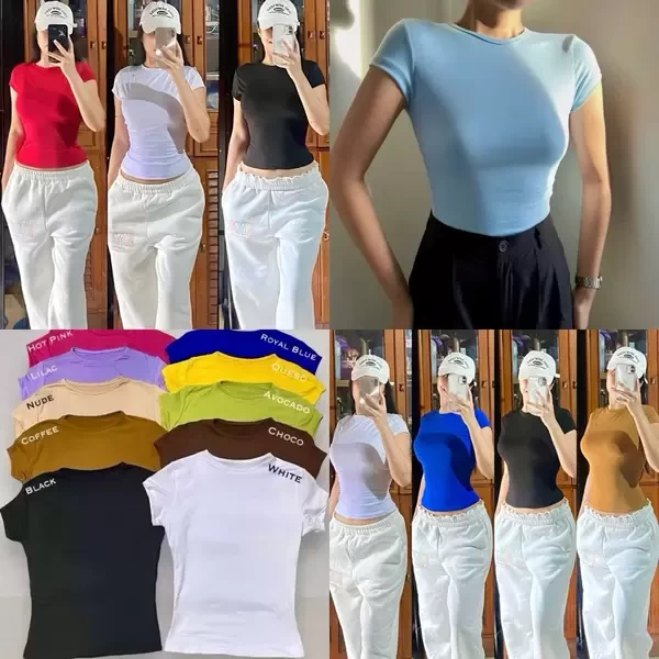 KATHRYN ROUNDNECK BASIC Double Lining Full Length Top