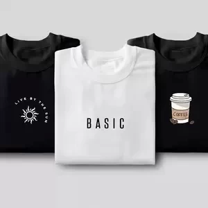 Tshirt Minimalist Design for Men Women Round Neck Shirt Black Tshirt Wh | PostAds PH
