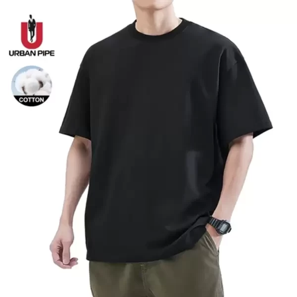 URBAN PIPE Tshirt For Men 230g High Quality 100% Cotton Unisex Plain Ov