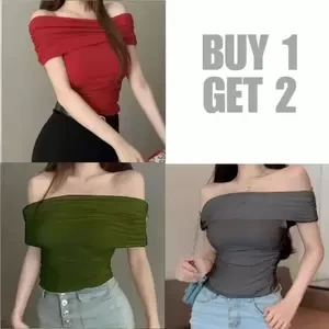 Buy 1 Take 2(total of 3pcs) & Buy 1 take 1 Off Shoulder Full Length Basi | PostAds PH