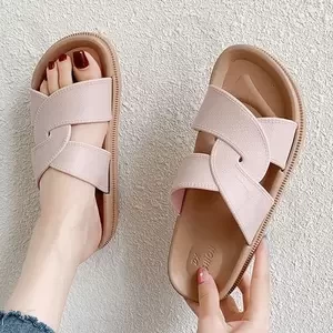 DX #410 Korean summer fashion women's slippers, wearing slippers outsid | PostAds PH