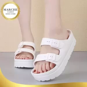 Marche Korean Two Strap High Heels Slippers For Women | PostAds PH
