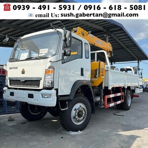 6-wheeler 3.2tons Cargo Boom truck Sinotruk Homan h3 4x2 & 4x4 | PostAds PH
